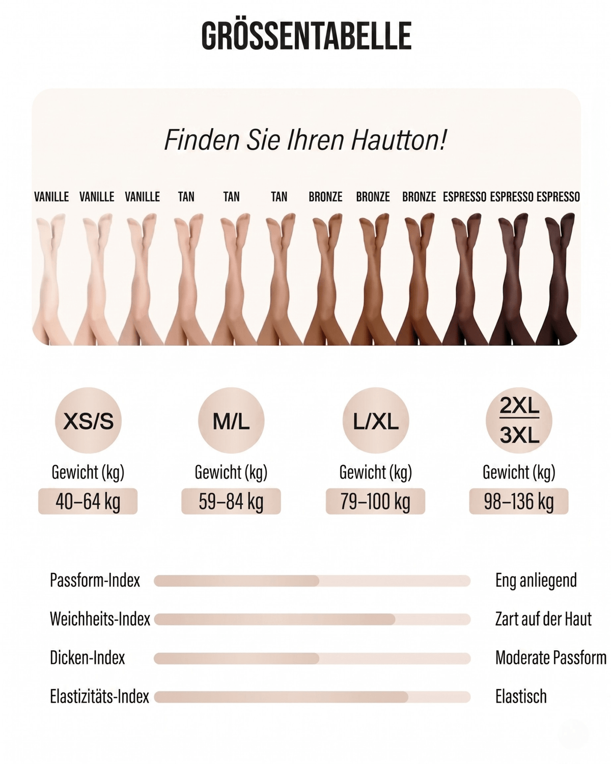 Thermora / Thermo Shape Strumpfhose für warme schlanke Beine - Sopheria