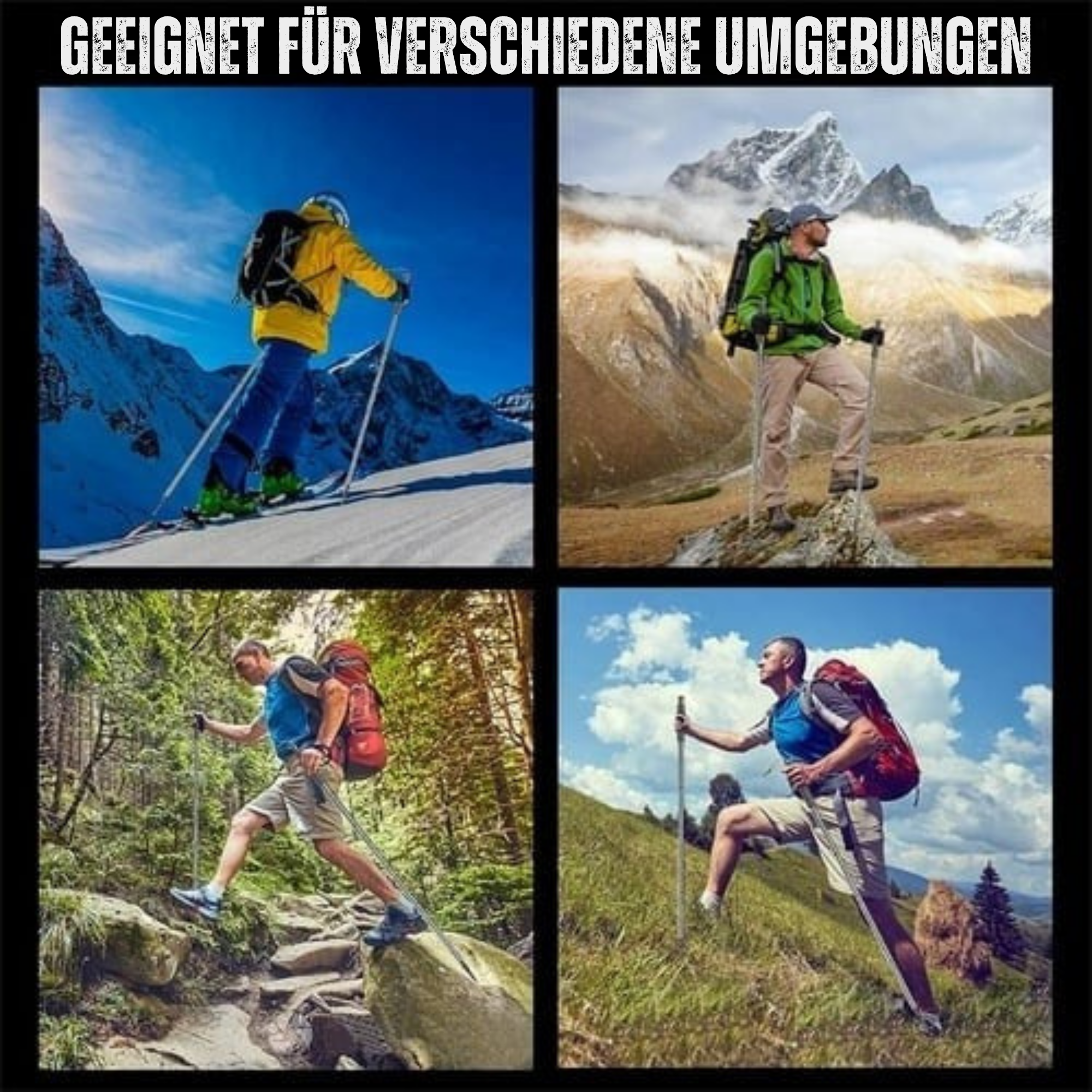 TrailKraft – Survival Wanderstock mit Werkzeug - Sopheria