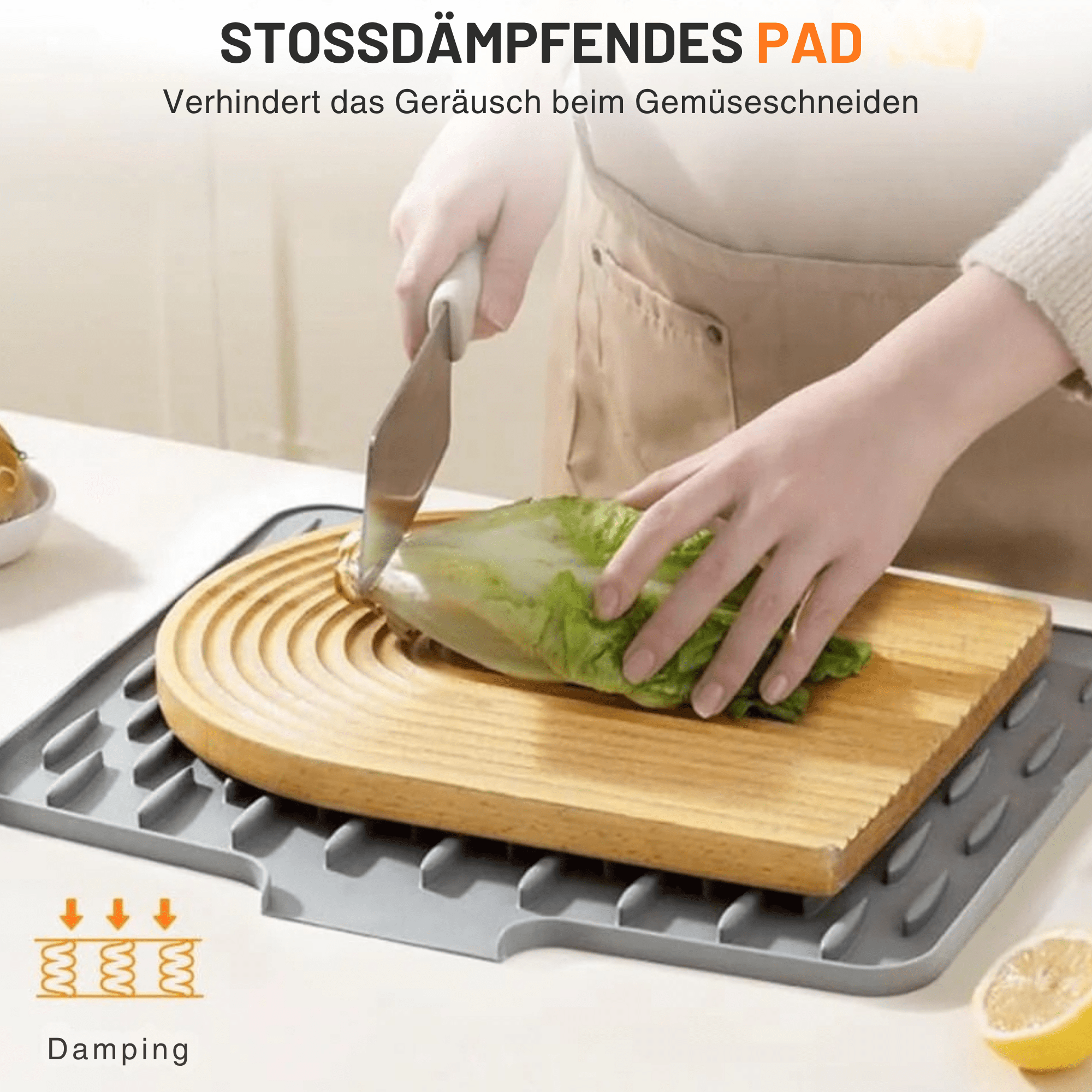 TrockenTakt™ / Silikon-Trocknungs- und Hitzeschutzmatte — Flexibel & BPA-frei - Sopheria