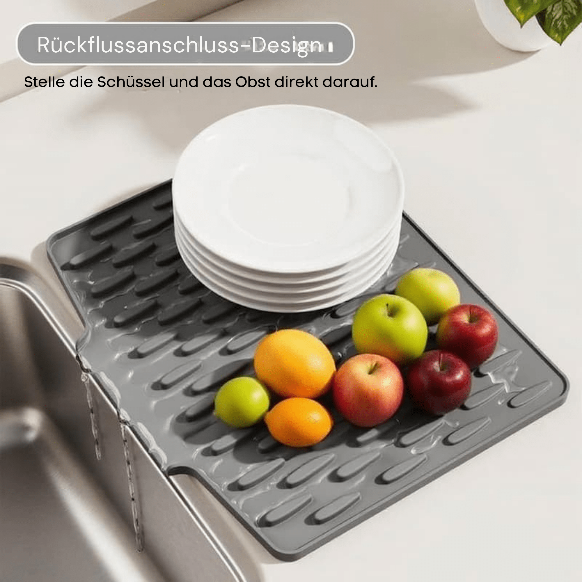 TrockenTakt™ / Silikon-Trocknungs- und Hitzeschutzmatte — Flexibel & BPA-frei - Sopheria