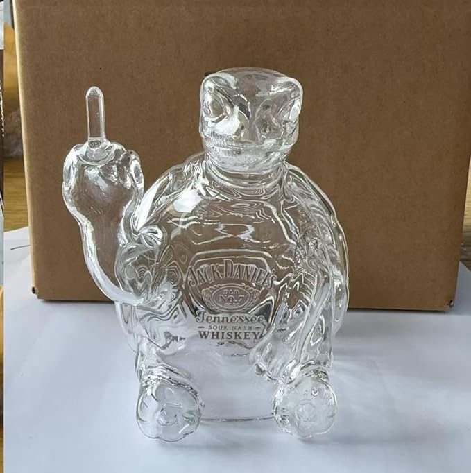 SchildiSchluck™ / Hochwertige Schildkröten-Whiskeyflasche