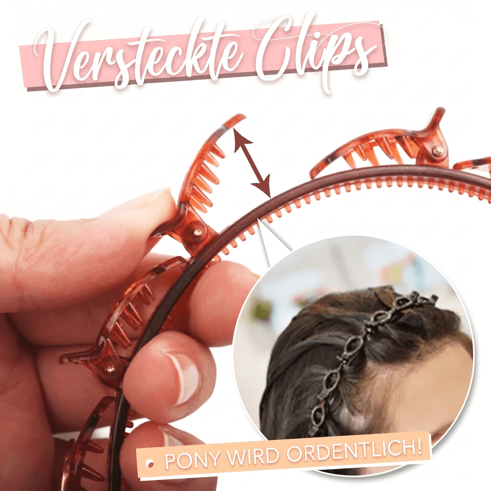 Twistara - Haar Styling Clip für Pony & elegante Drehfrisuren - Sopheria