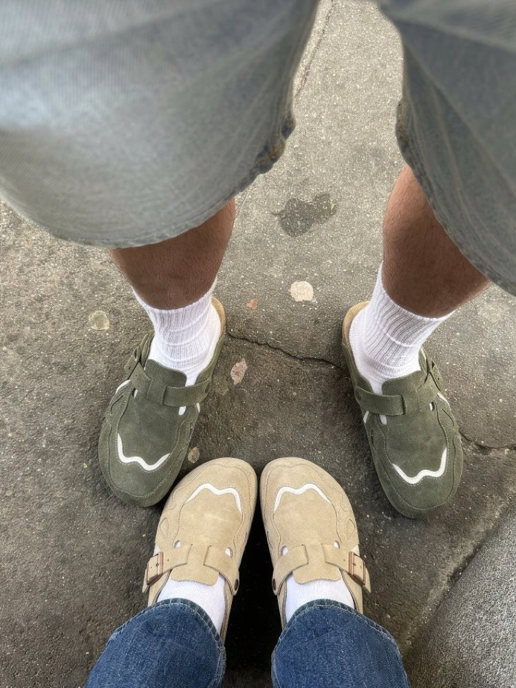 Urbanix - Komfort Clogs mit modernem Wellen Desig - Sopheria