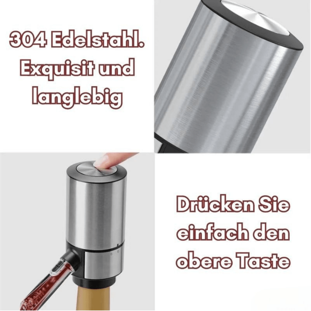 Vinoire™ – 3-in-1 Weinbelüfter, -Konservierer und -Spender - Sopheria