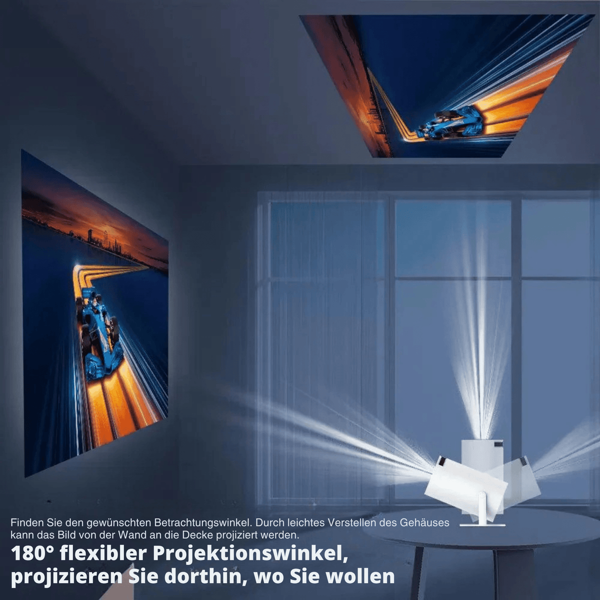 VisionVibe™ / Ein kompakter Projektor, der Ihre Wand in ein Kino verwandelt - Sopheria