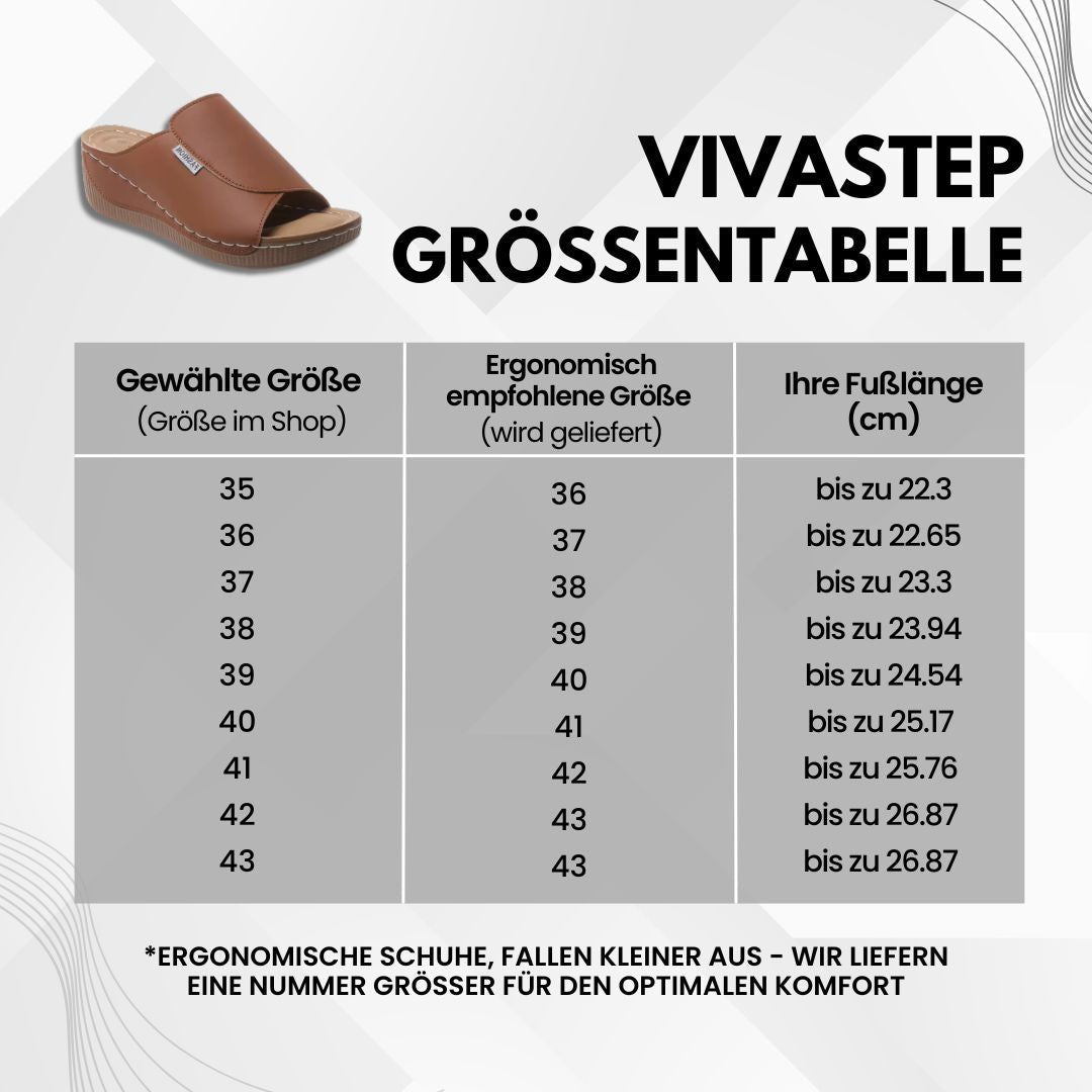 VivaStep Sandalen - Ergonomische & rutschfeste Sandalen zur Schmerzlinderung - Sopheria