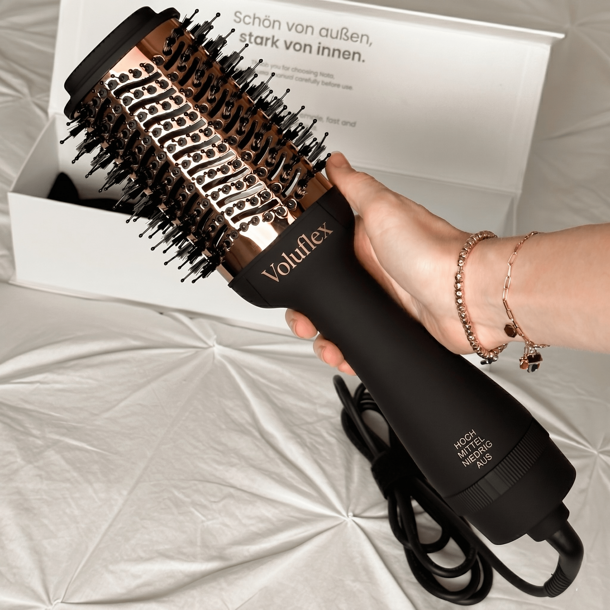 Voluflex – 3-in-1 Warmluftbürste zum Trocknen, Stylen & Volumengeben - Sopheria