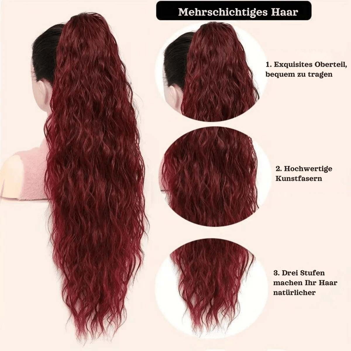 VolumenVibe™ / Volleres, Natürlich Aussehendes Haar In Minuten! (1+1 GRATIS) - Sopheria