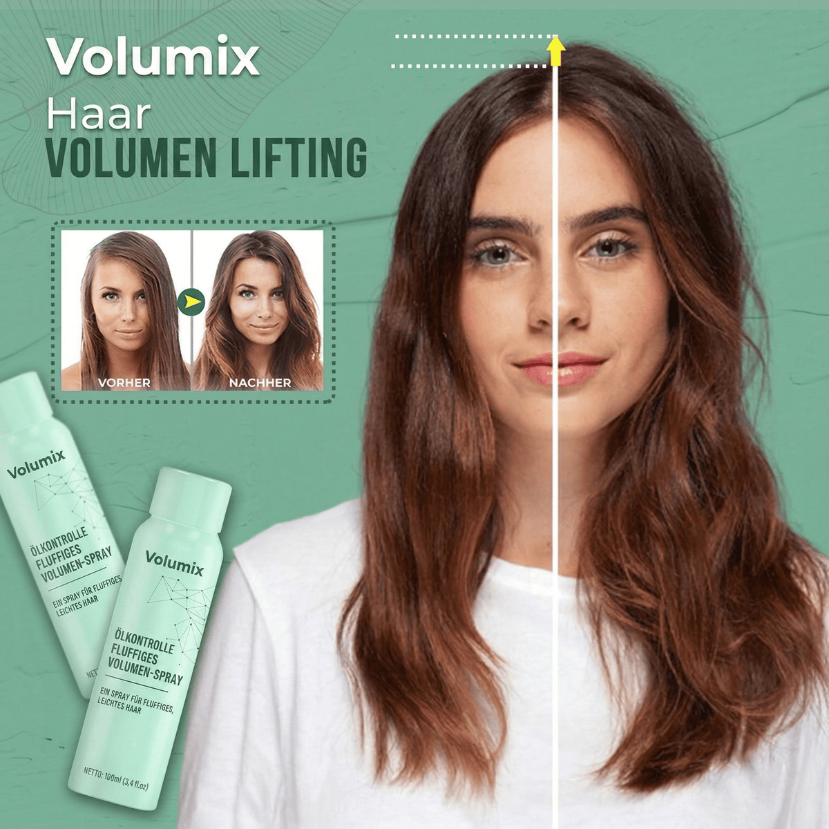Volumix – Haar Volumen Spray mit Öl Kontrolle - Sopheria