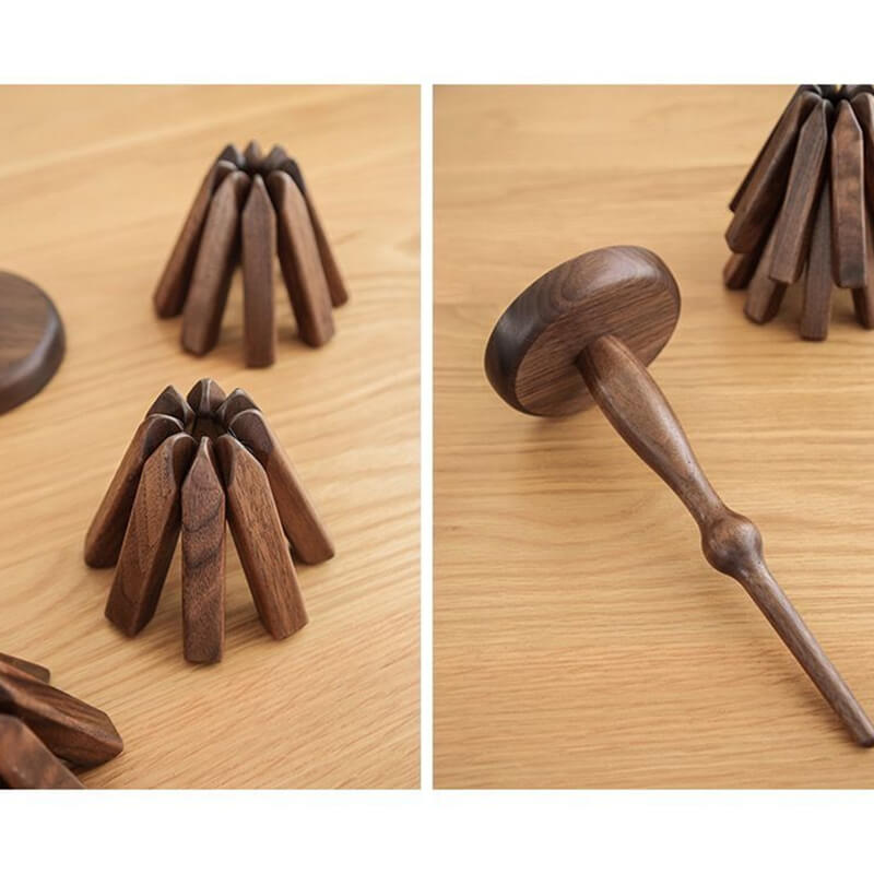 WalnussWunder / Künstlerisches Tischset aus Walnussbaum - Sopheria