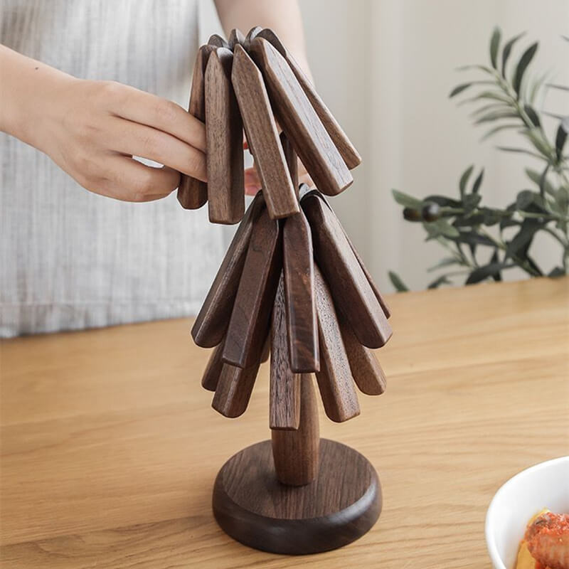WalnussWunder / Künstlerisches Tischset aus Walnussbaum - Sopheria