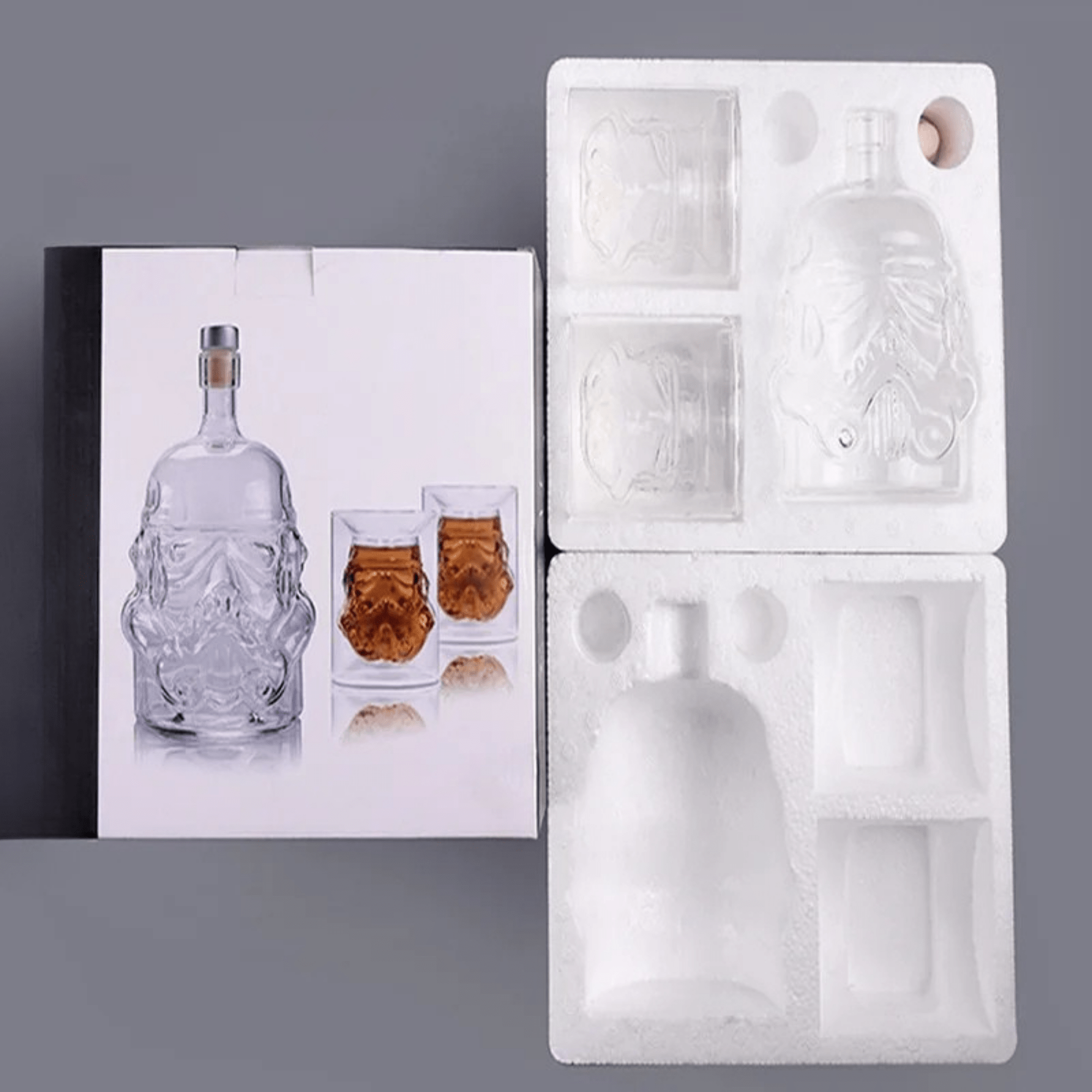 WhiskyWache™ / Stormtrooper-Helm-Whiskeyglas-Set - Sopheria