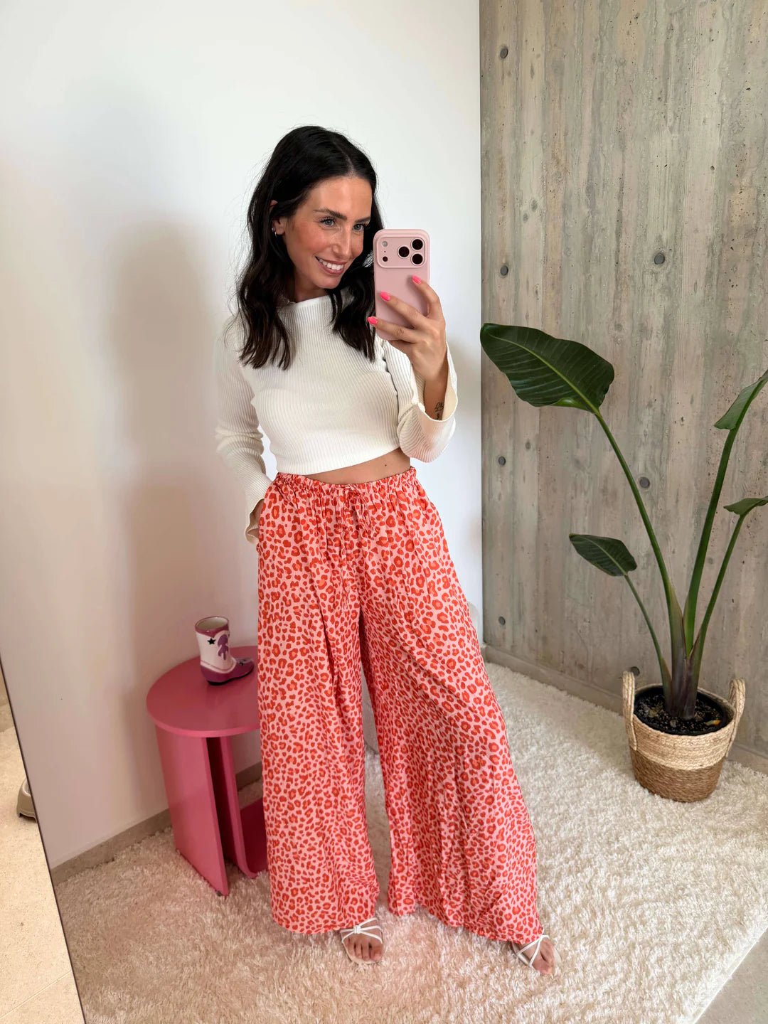 Wildelle / Weite Leoprint Hose für Komfort & Stil im Alltag - Sopheria
