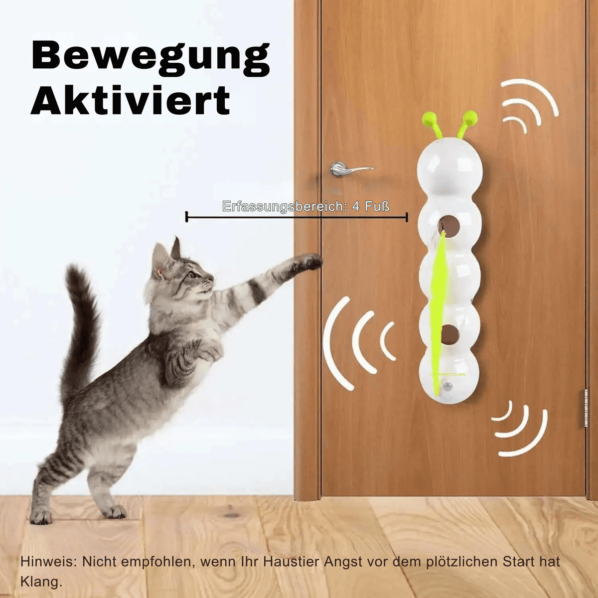 WurmWirbel™ / Interaktives Katzenspielzeug mit Wurmbewegung - Sopheria