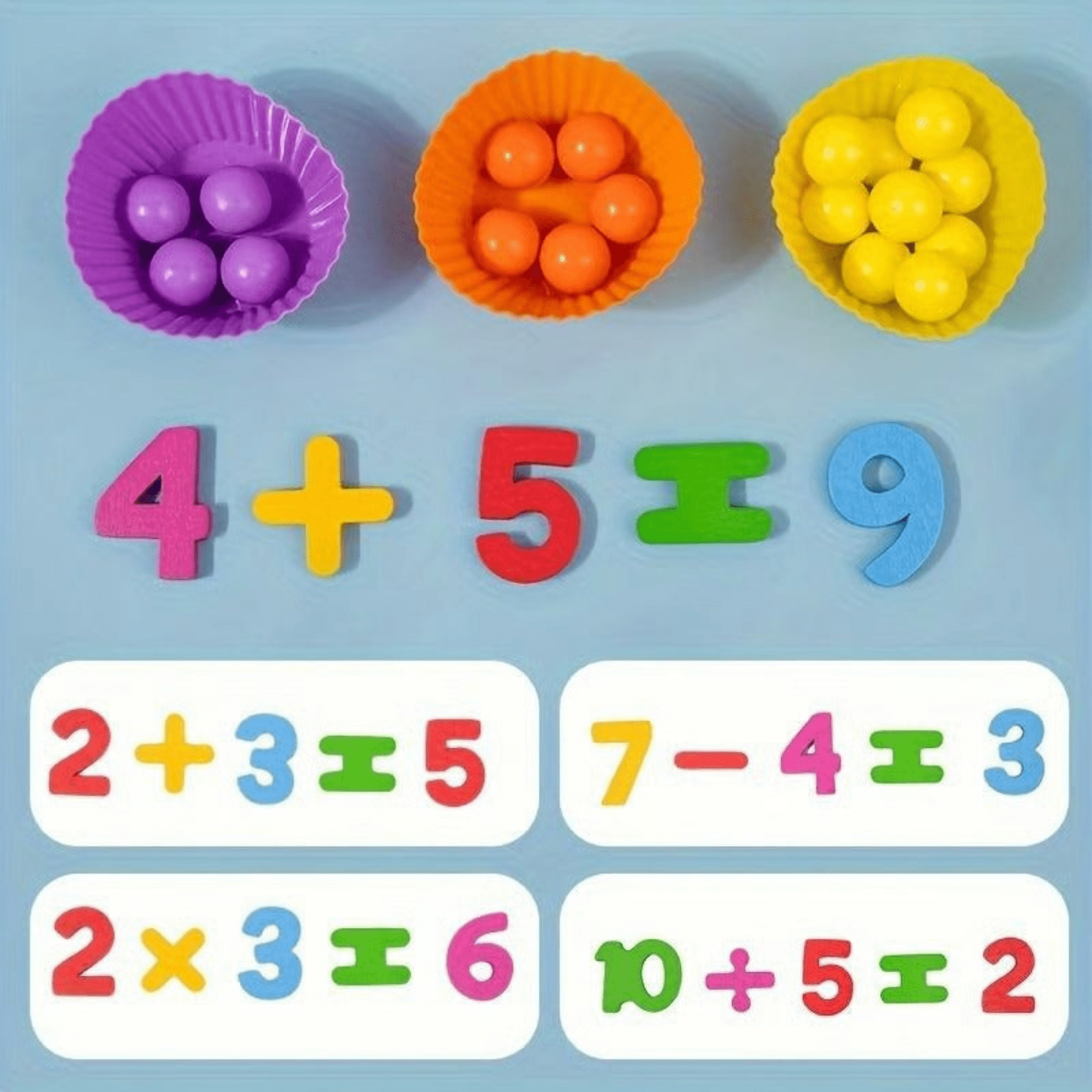 ZahlenZauber™ / Montessori Mathe Lernset - Sopheria