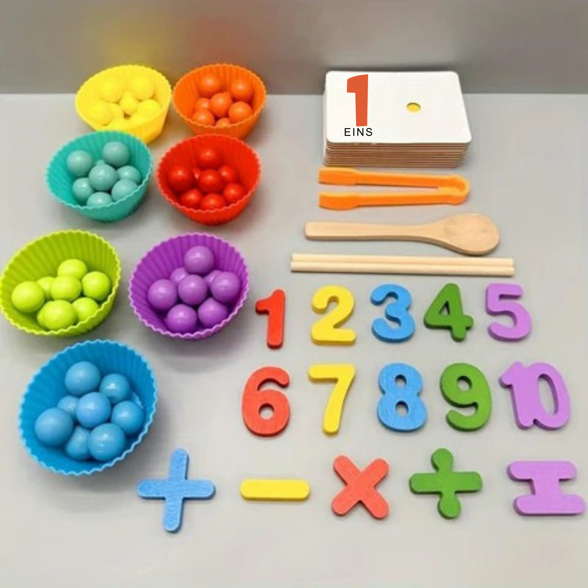 ZahlenZauber™ / Montessori Mathe Lernset - Sopheria