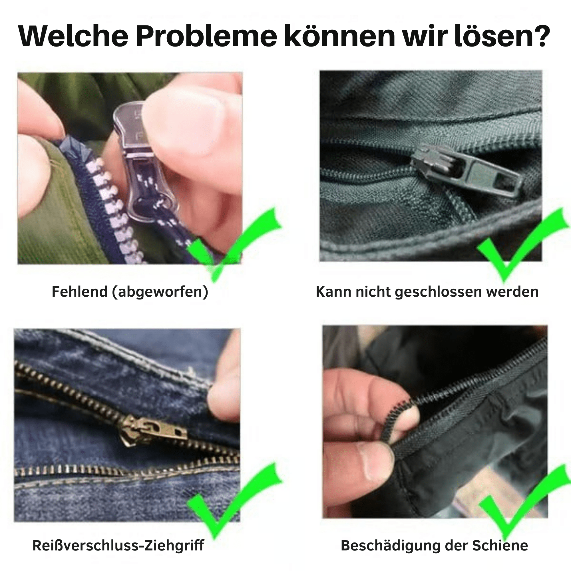 ZippZauber™ / Abnehmbares Universal-Reißverschlussreparaturwerkzeug - Sopheria