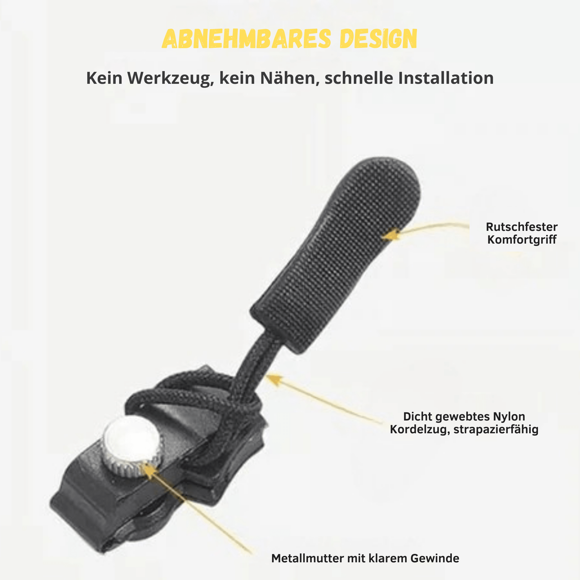ZippZauber™ / Abnehmbares Universal-Reißverschlussreparaturwerkzeug - Sopheria
